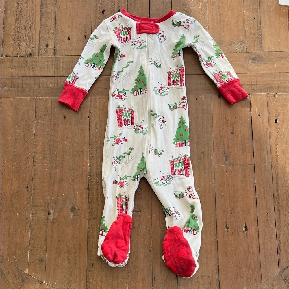 The Beaufort bonnet company Knox night night fireside Christmas footed pajamas